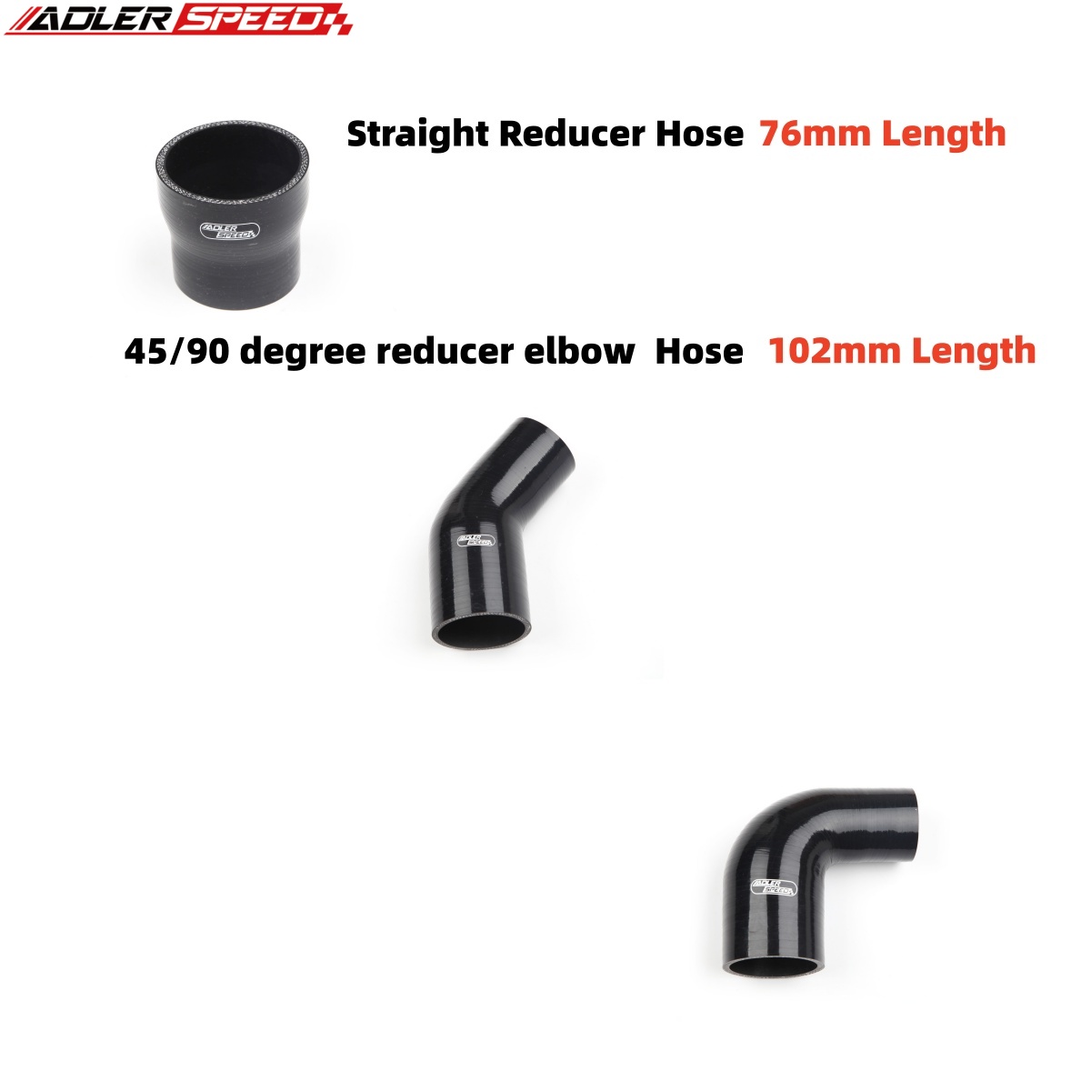 Turbo Silicone Coupler Hose Reducer 4 Ply - Réducteur de tuyau universel 4 plis