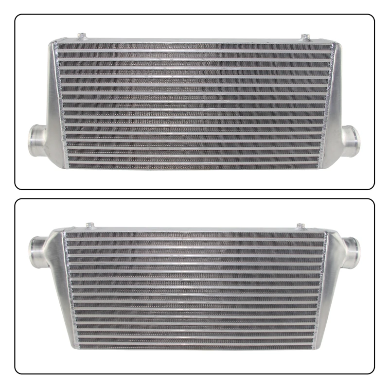 Front Mount Intercooler Universal Bar Plate - Intercooler universel en aluminium à barres
