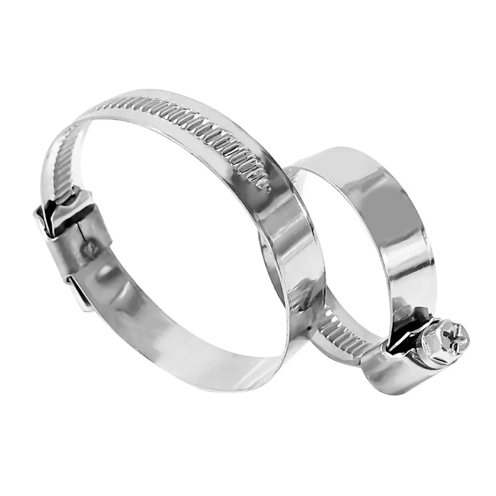 T-Bolt Hose Clamps Stainless Steel Turbo - Colliers de serrage universels en silicone
