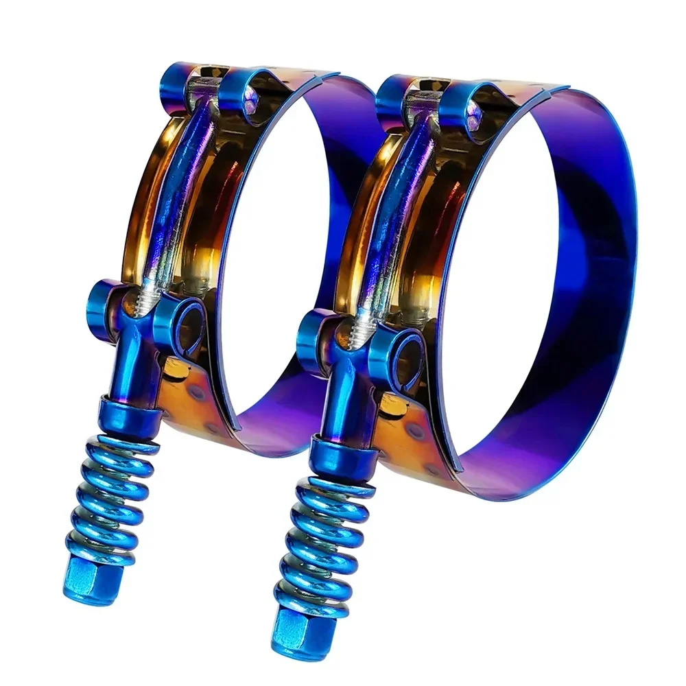T-Bolt Hose Clamps Stainless Steel Turbo - Collier de serrage universel en acier
