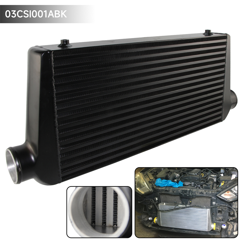 Front Mount Intercooler Universal Bar Plate - Intercooler universel en aluminium à barres