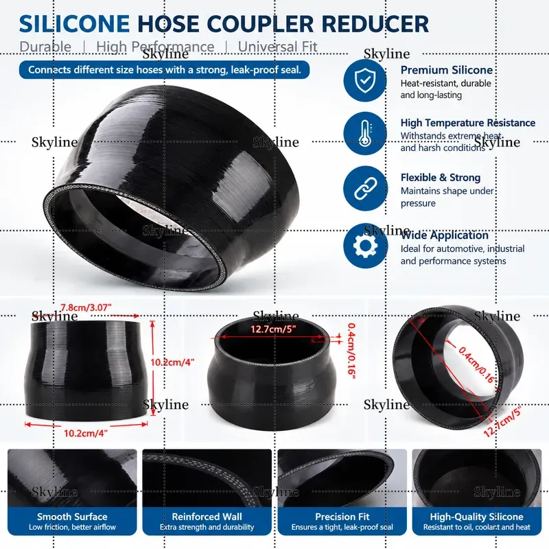 Raccord réducteur de tuyau dro - Turbo Silicone Coupler Hose Reducer 4 Ply avis et prix
