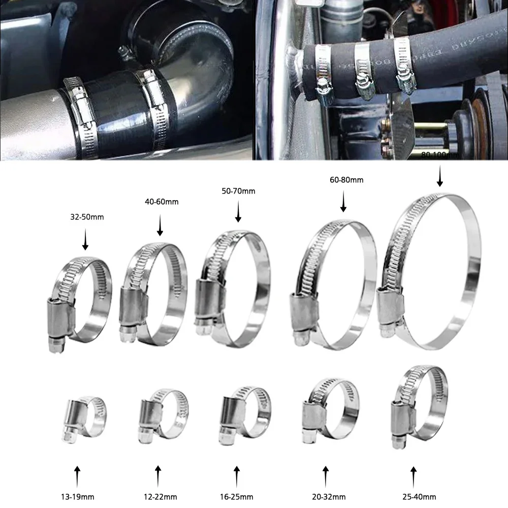 Kit de fixation universel en a - T-Bolt Hose Clamps Stainless Steel Turbo avis et prix