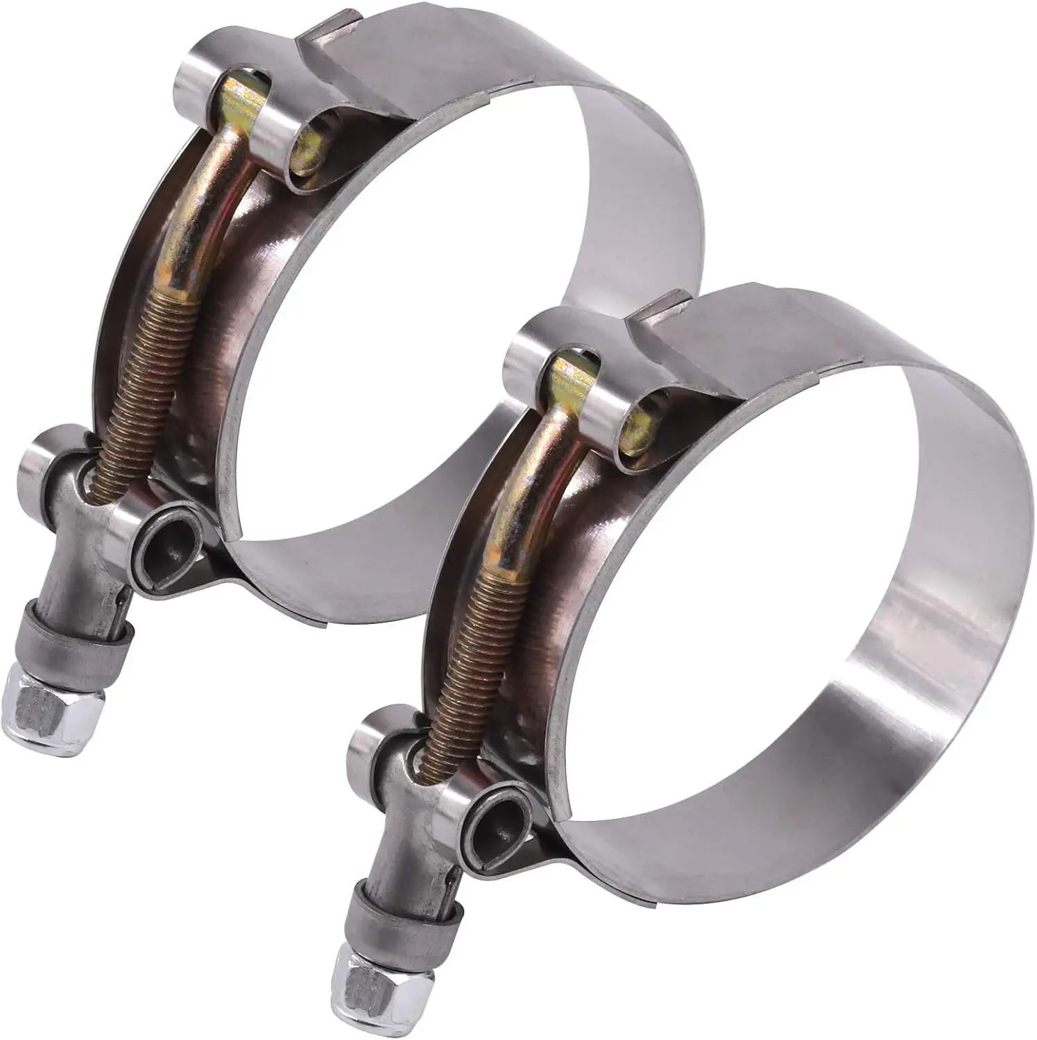 Colliers de serrage en T de 2  - T-Bolt Hose Clamps Stainless Steel Turbo avis et prix