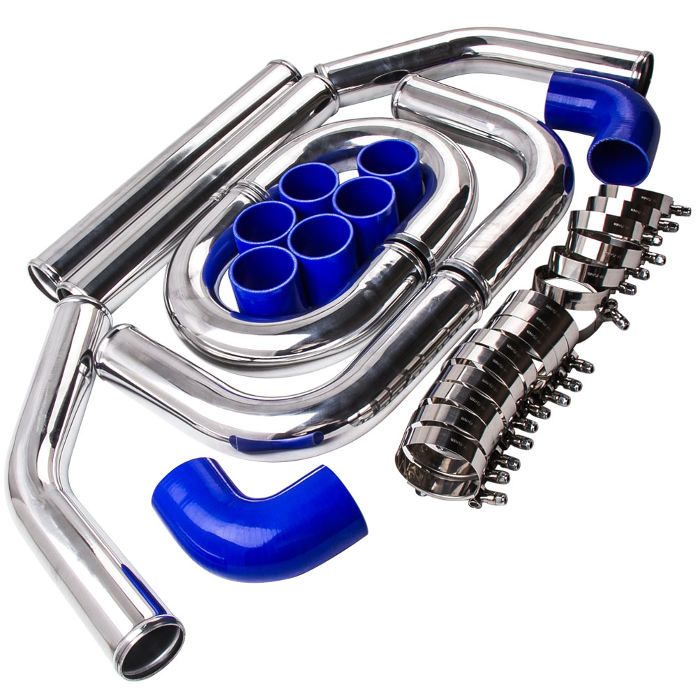 Kit universel de tuyaux d'écha - Intercooler Piping Kit Aluminum 2.5 Inch avis et prix