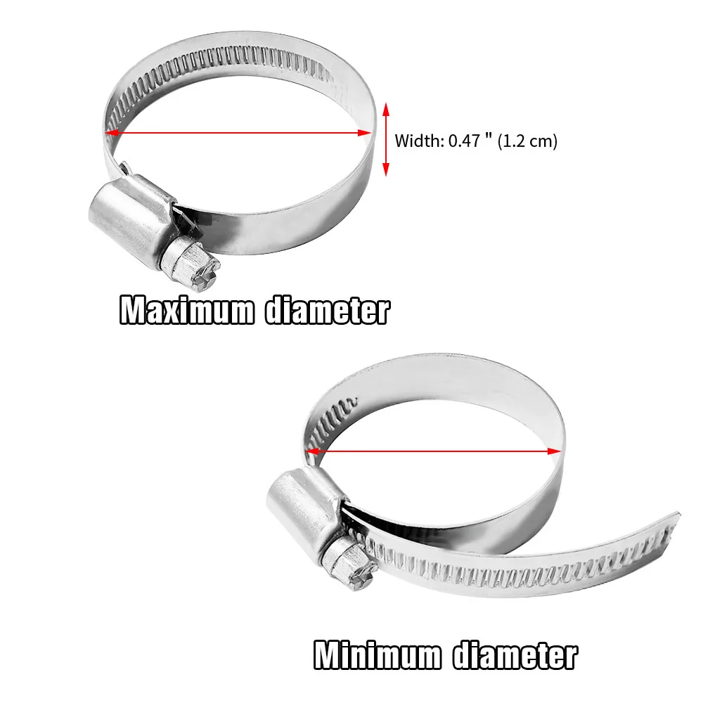 Colliers de serrage universels - T-Bolt Hose Clamps Stainless Steel Turbo avis et prix
